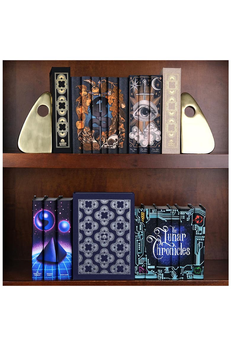Dust Jacket Storage Box, Alternate, color, Neutral and Gold