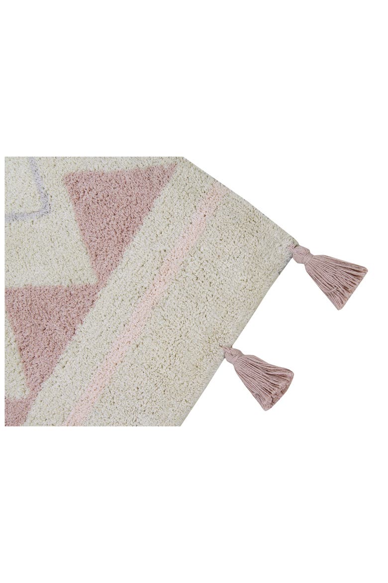 Geometric Tassel Rug, Alternate, color, AZTECA NATURAL-VINTAGE NUDE
