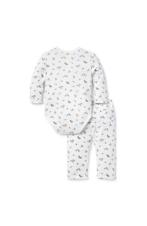 Janie And Jack Baby Woodland Friends Wrap Matching Set In Yellow
