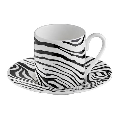 Cavalli Coffee Cup & Saucer With Luxury Box In Multi