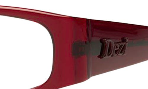 Dezi Desk Sidez 57mm Rectangular Blue Light Blocking Glasses In Multi