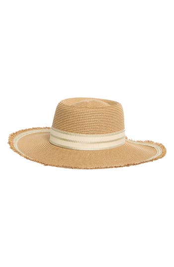 VINCE CAMUTO VINCE CAMUTO WIDE BRIM STRAW HAT