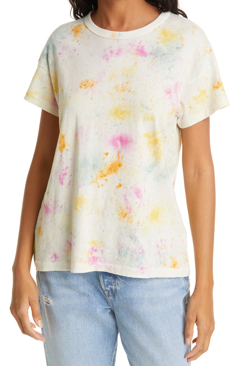 THE GREAT. The Boxy Crew T-Shirt, Main, color, 