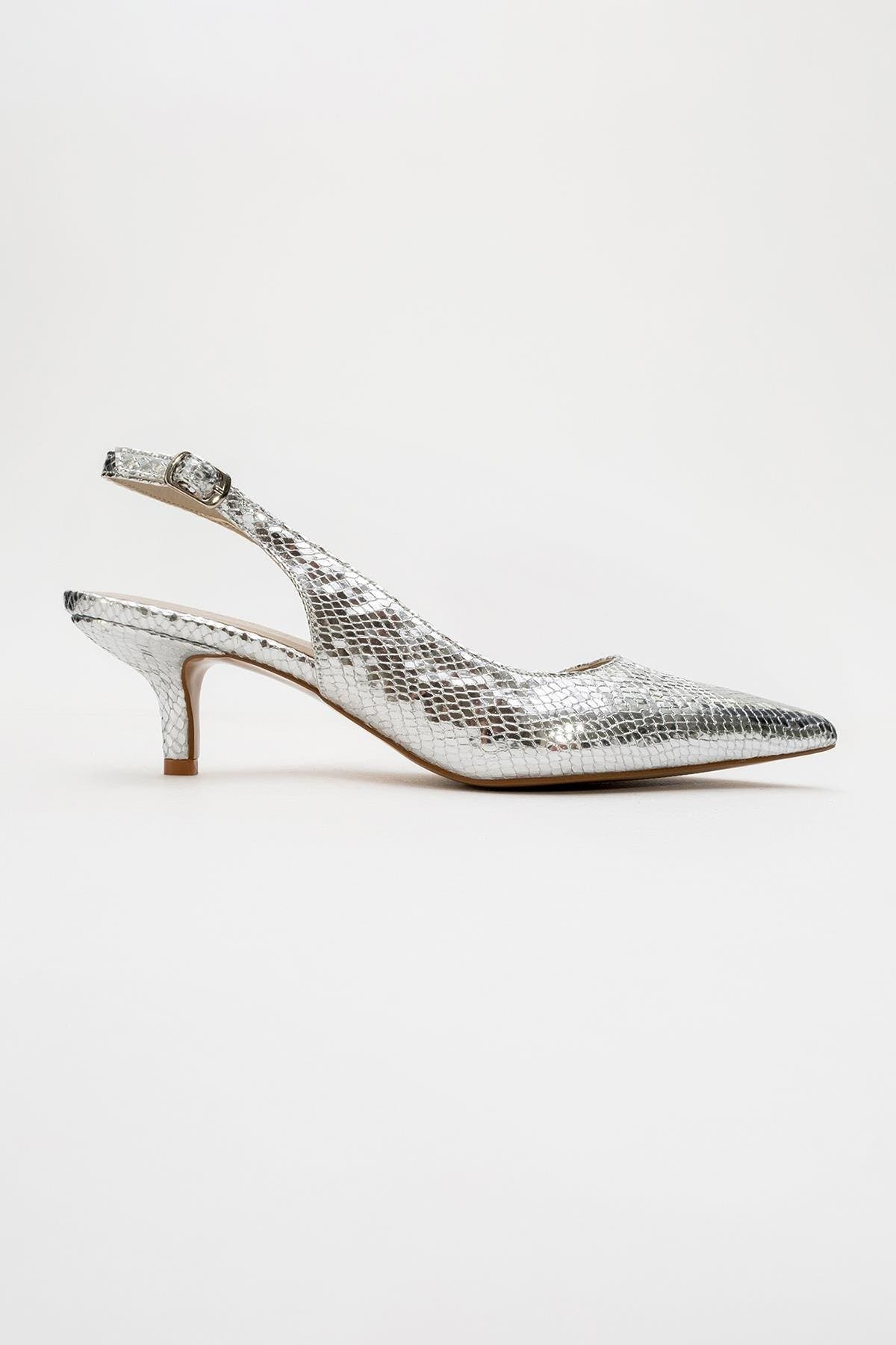 Prologue Shoes Value Pointed Toe Pump, Alternate, color, Silver