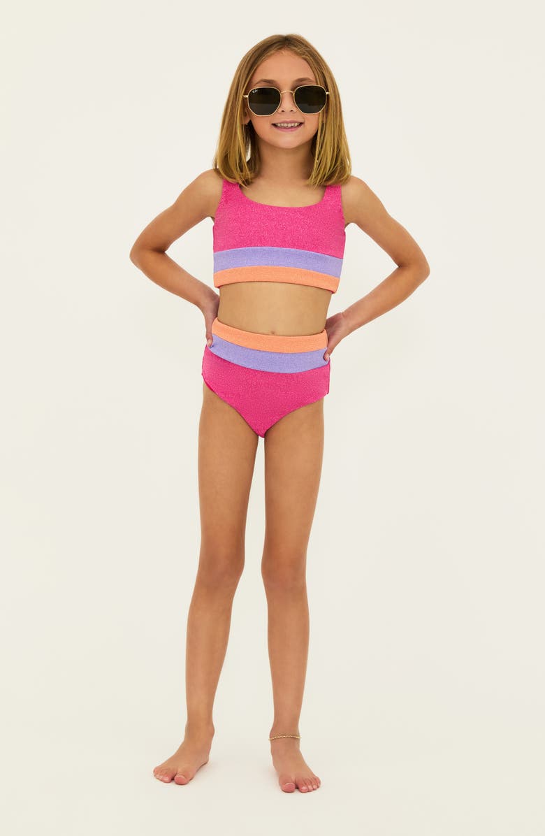 Beach Riot Kids' Lil Mackenzie Two-Piece Swimsuit, Alternate, color, 