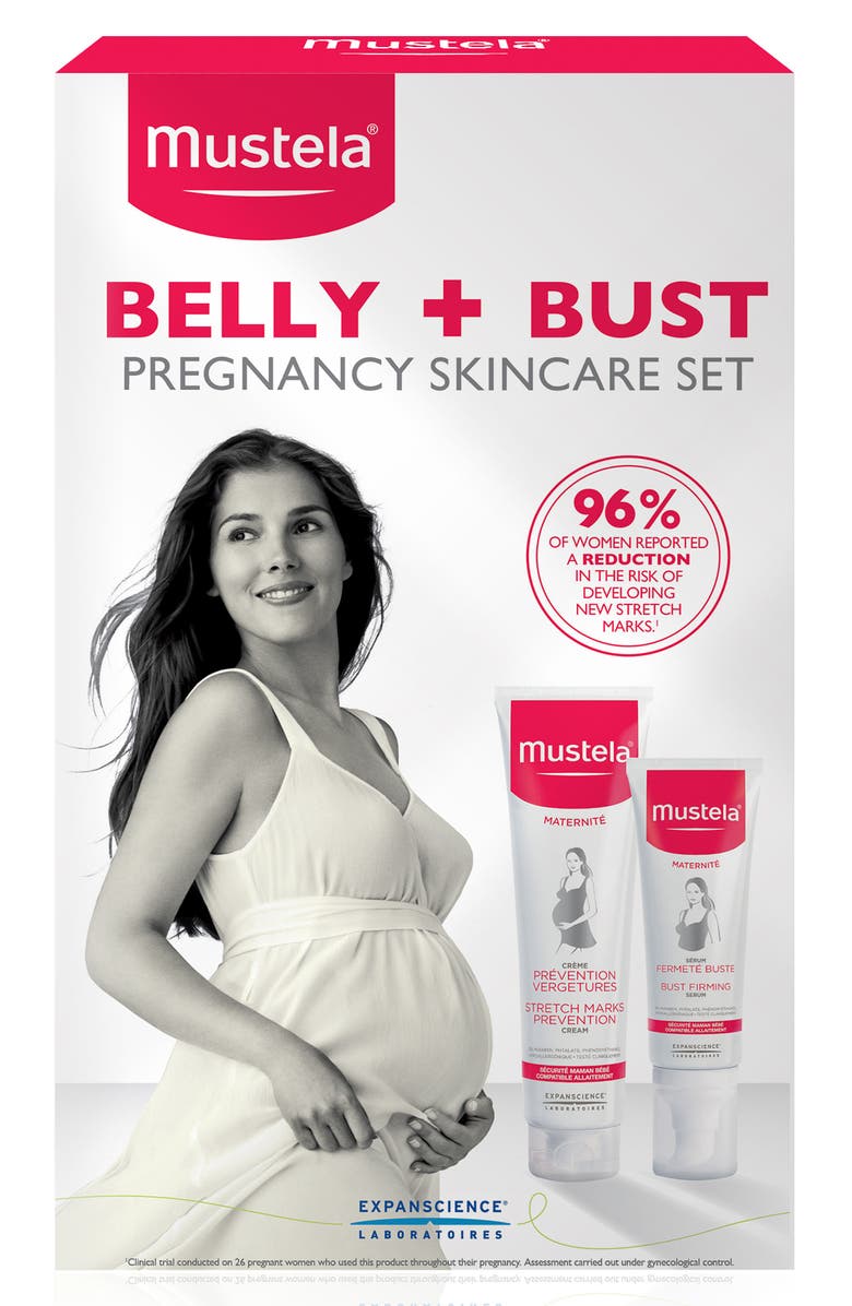 Mustela<sup>®</sup> Belly and Bust Pregnancy Skin Care Set, Main, color, 