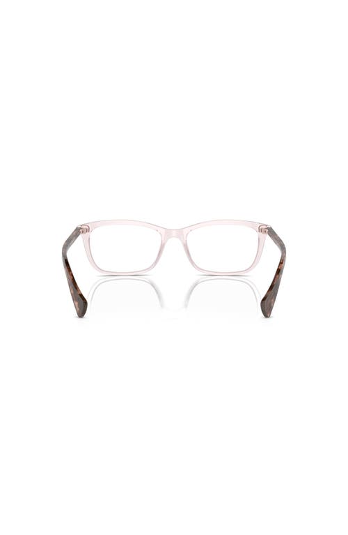 Ralph 51mm Rectangle Optical Glasses In Pink