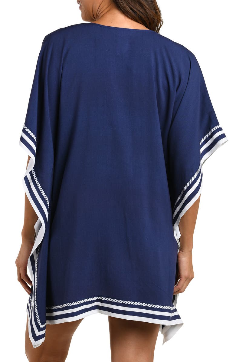 La Blanca Mariner Cover-Up Caftan, Alternate, color, 