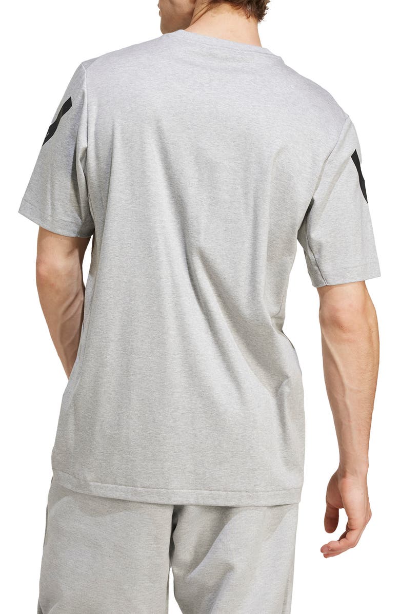 adidas Z.N.E. Cotton T-Shirt, Alternate, color, Medium Grey Heather