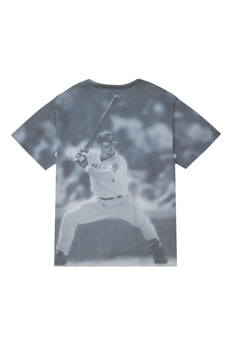 Men's Mitchell & Ness Jeff Bagwell Houston Astros Cooperstown Collection Highlight Sublimated Player Graphic T-Shirt, Alternate, color, White
