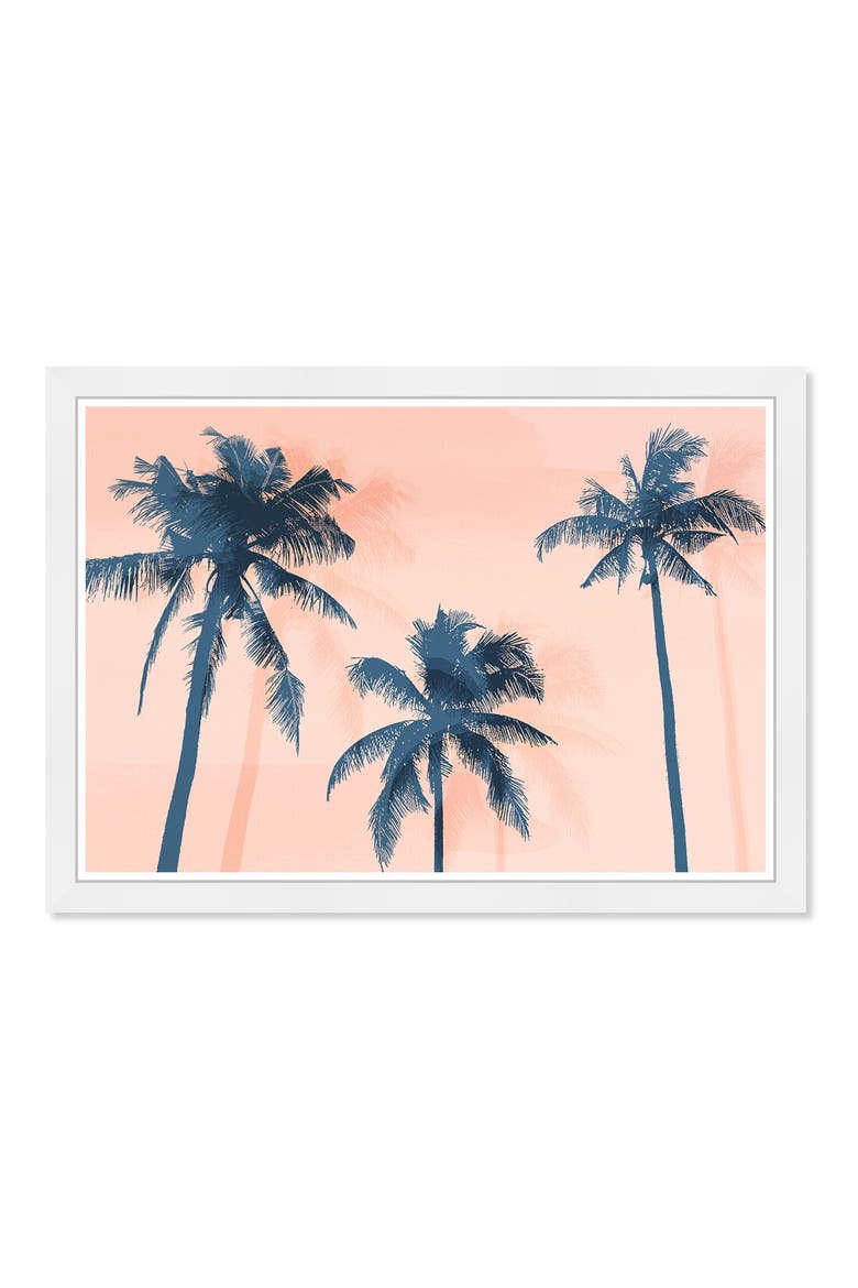 Prints Palm Tree Wall Art, Main, color, ORANGE