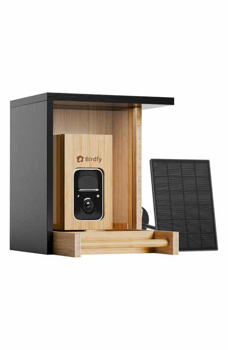Bamboo Mini AI Solar Powered Bird Feeder