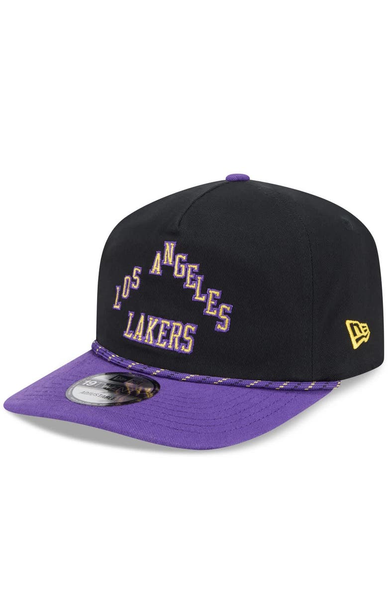 New Era Men's New Era Black/Purple Los Angeles Lakers 2025/26 City Edition 19TWENTY Adjustable Hat, Alternate, color, Black