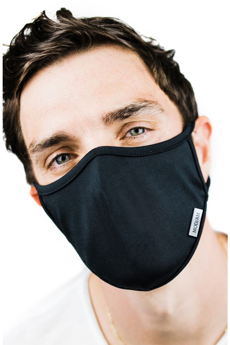 6-Pack Adult Face Masks, Alternate, color, BLACK