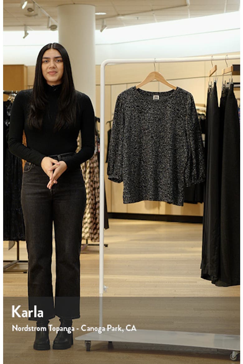 Animal Jacquard Top video
