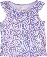 RuffleButts Girls Active Ruffle Tank Top