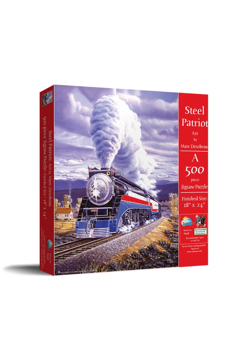 Steel Patriot 500 piece Jigsaw Puzzle for Adults, Main, color, Multicolor