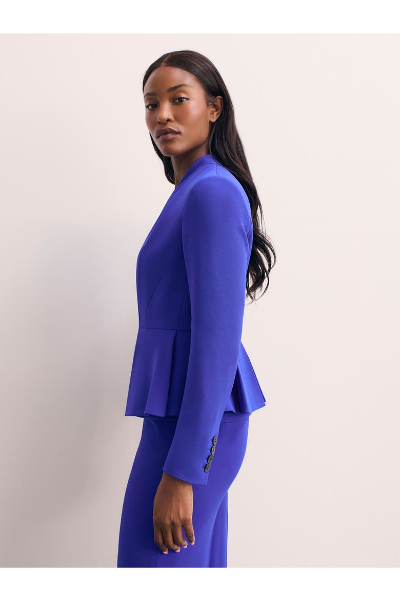 Clifton Clever Crepe Blazer, Alternate, color, Blue