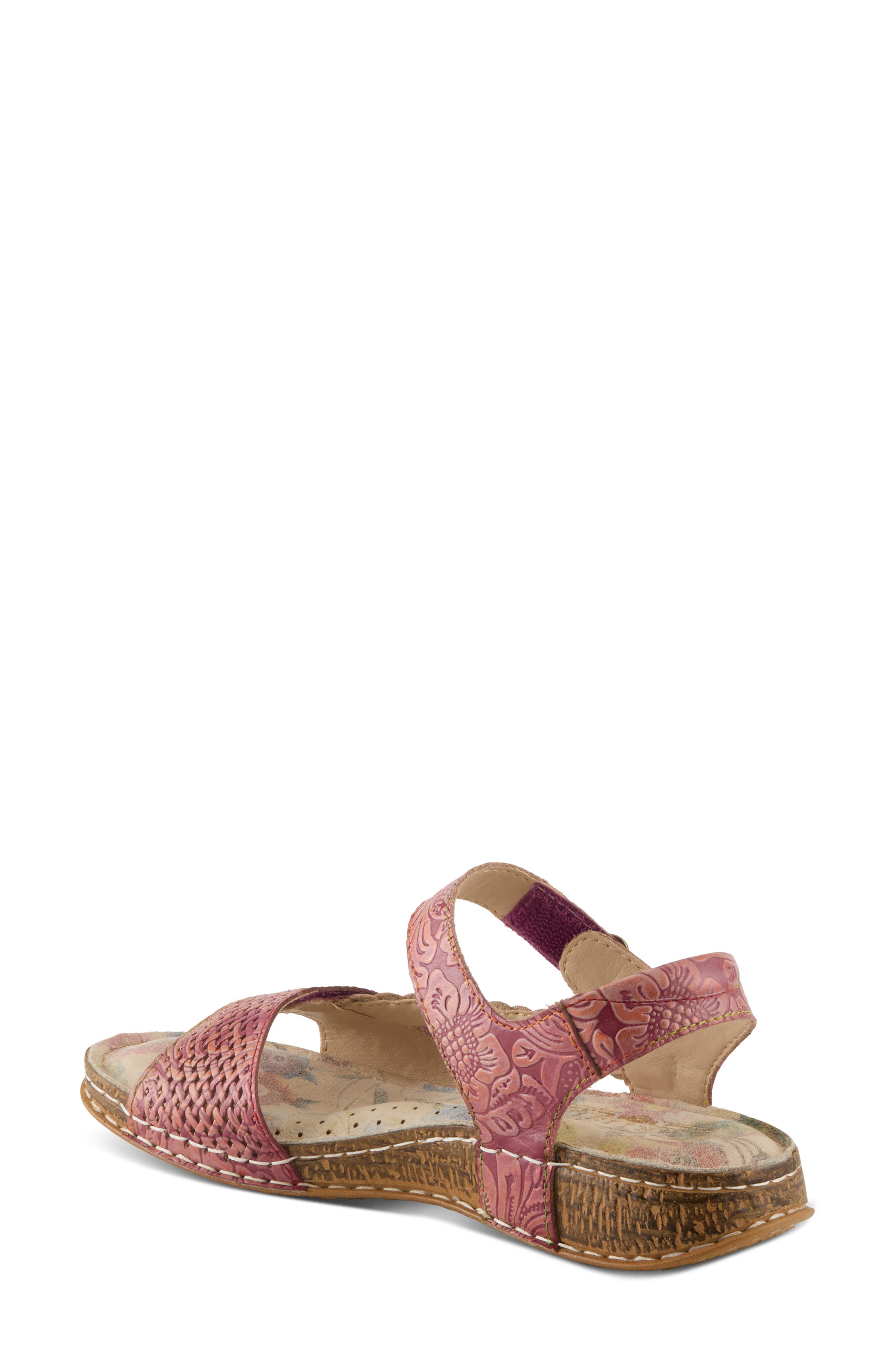 L'Artiste by Spring Step Popular Sandal, Alternate, color, Plum Multi