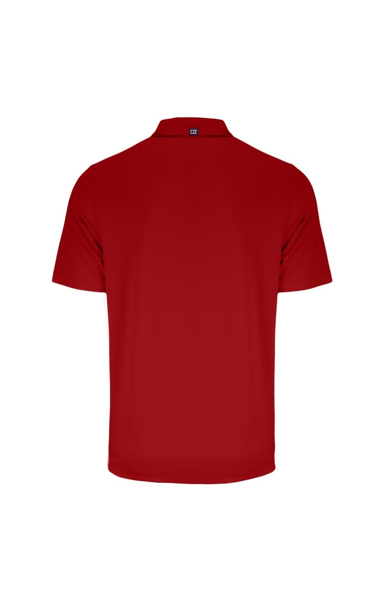 Cutter & Buck Men's Cutter & Buck Red New Orleans Saints Americana Forge Eco Stretch Recycled Polo, Alternate, color,