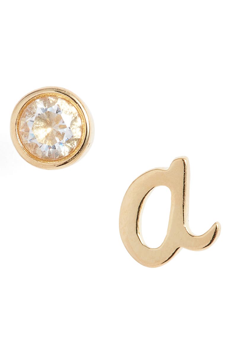 Kate Spade New York one in a million mismatched stud earrings, Main, color,