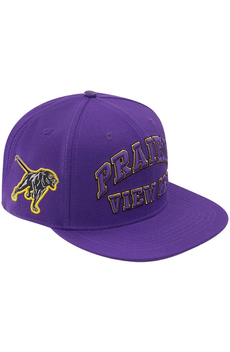 PRO STANDARD Men's Pro Standard  Purple Prairie View A&M Panthers Evergreen Prairie View Snapback Hat, Main, color, 