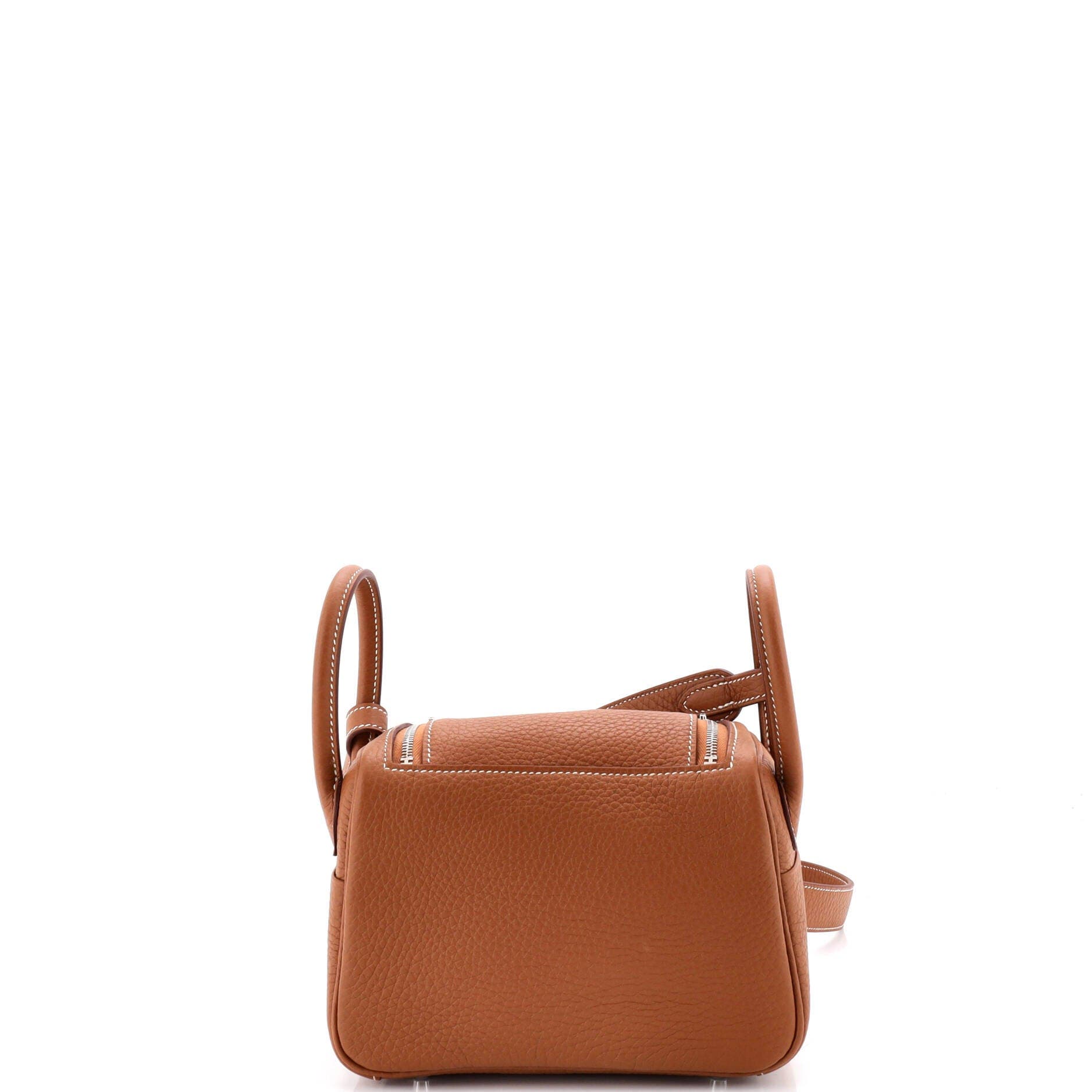 Pre-Owned Hermes Lindy Bag Clemence Mini, Alternate, color, Gold