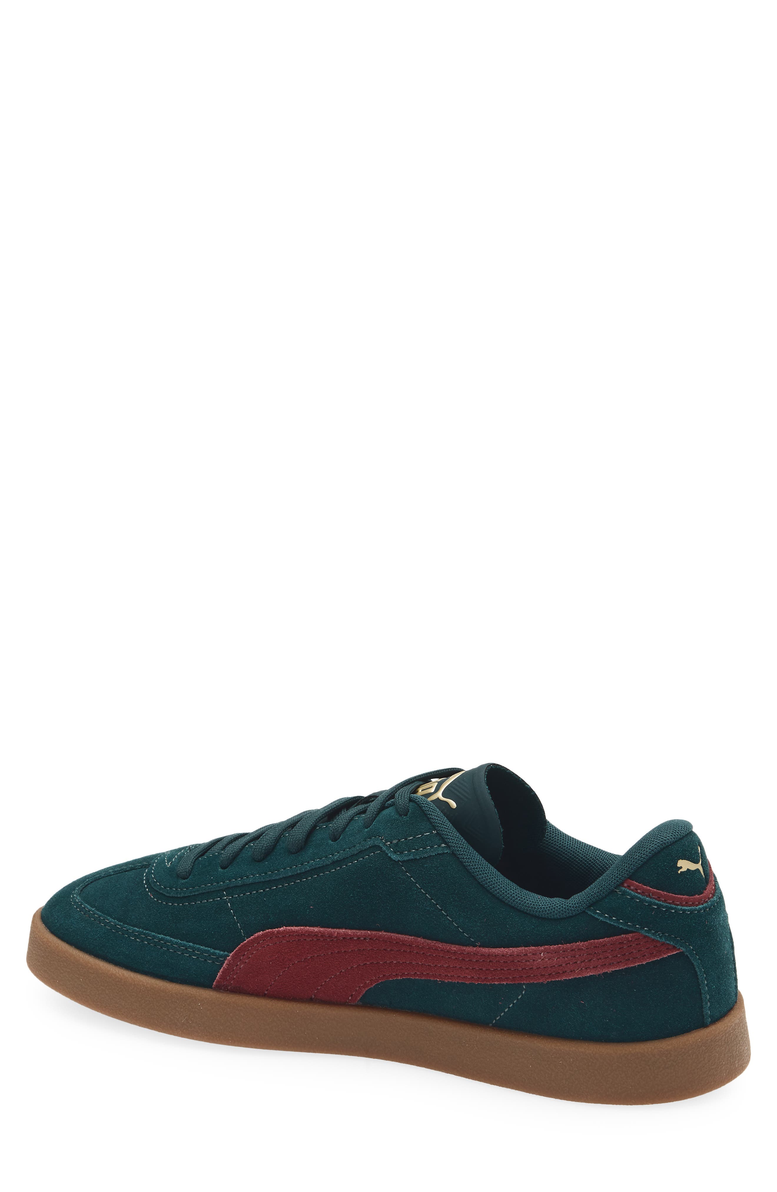 PUMA Club II Era Sneaker, Alternate, color, Green Terrain/ Ruby Shimmer