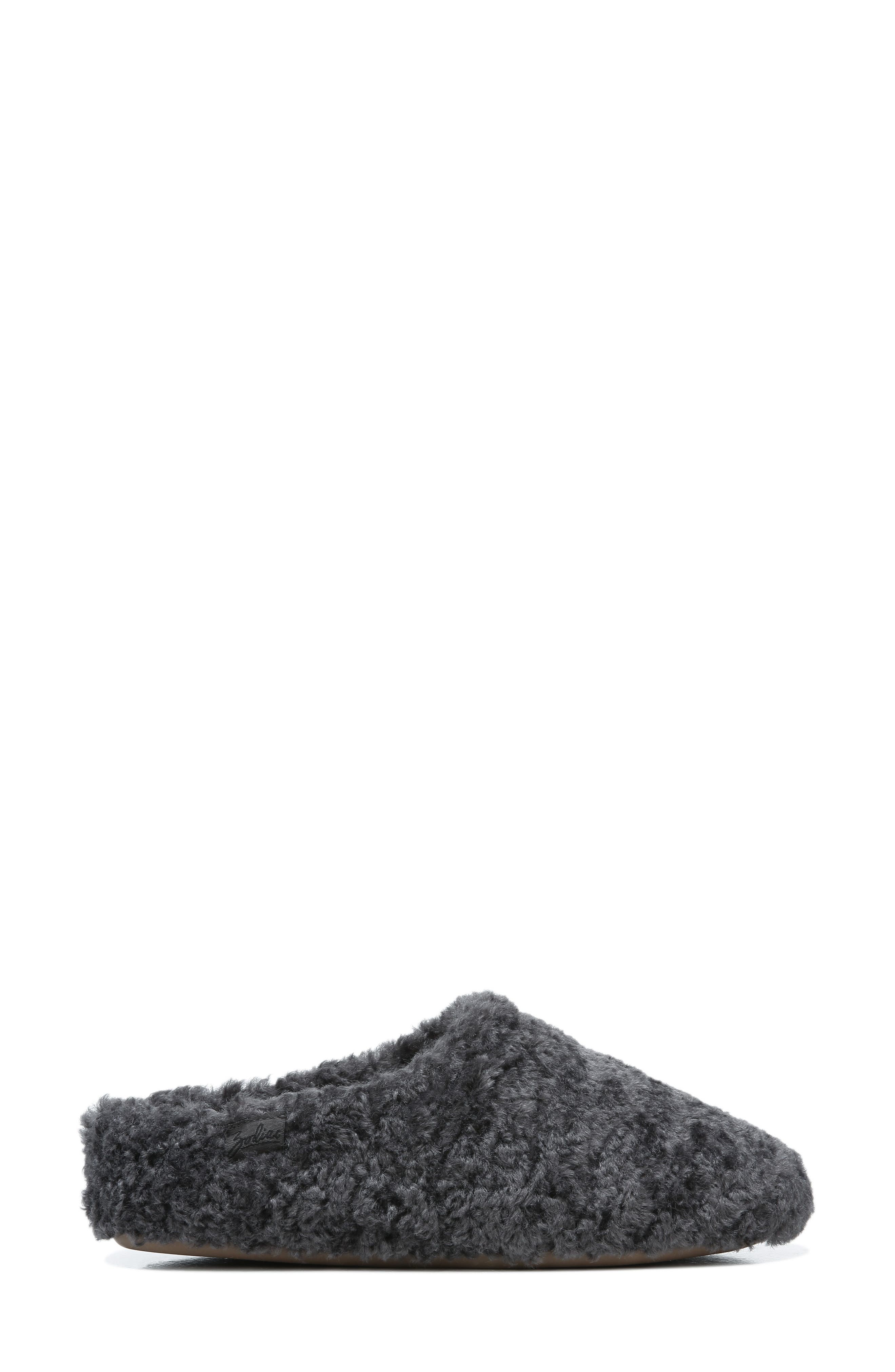 Paloma Faux Shearling Slipper, Alternate, color, SMOKE FAUX FUR
