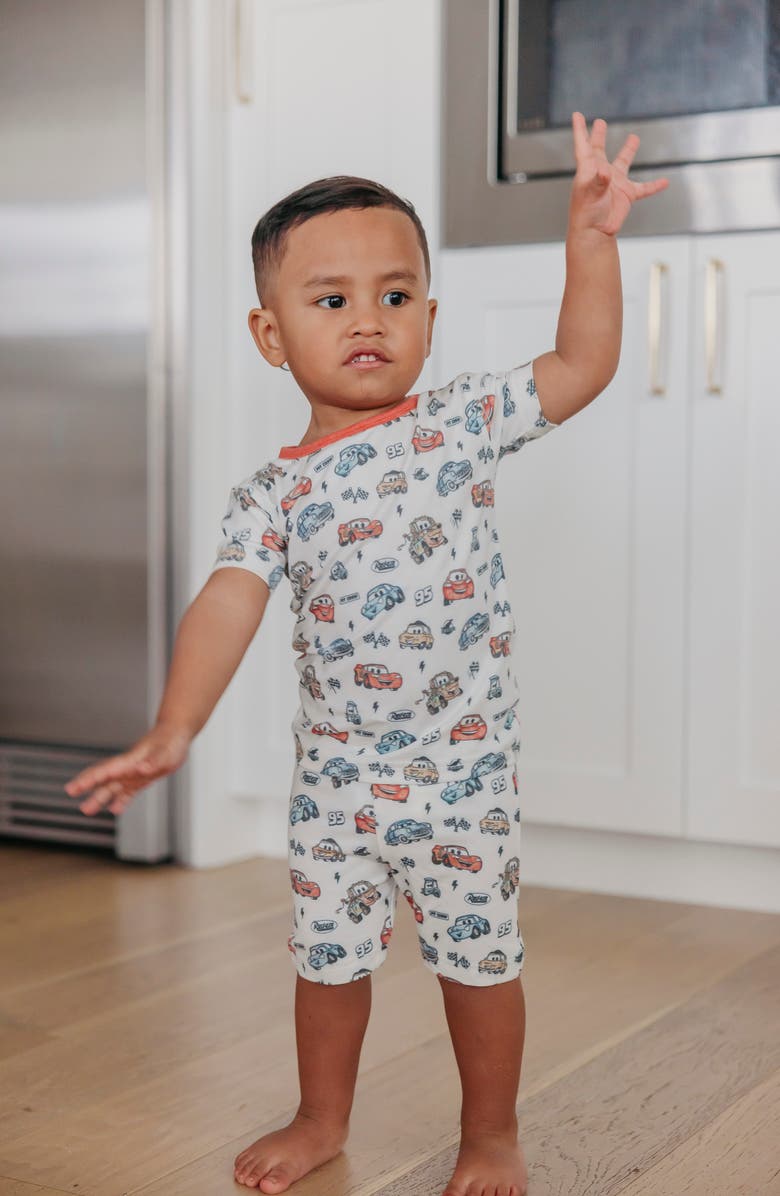 Copper Pearl Pixar Cars Fitted Two-Piece Short Pajamas, Alternate, color, Pixar Cars