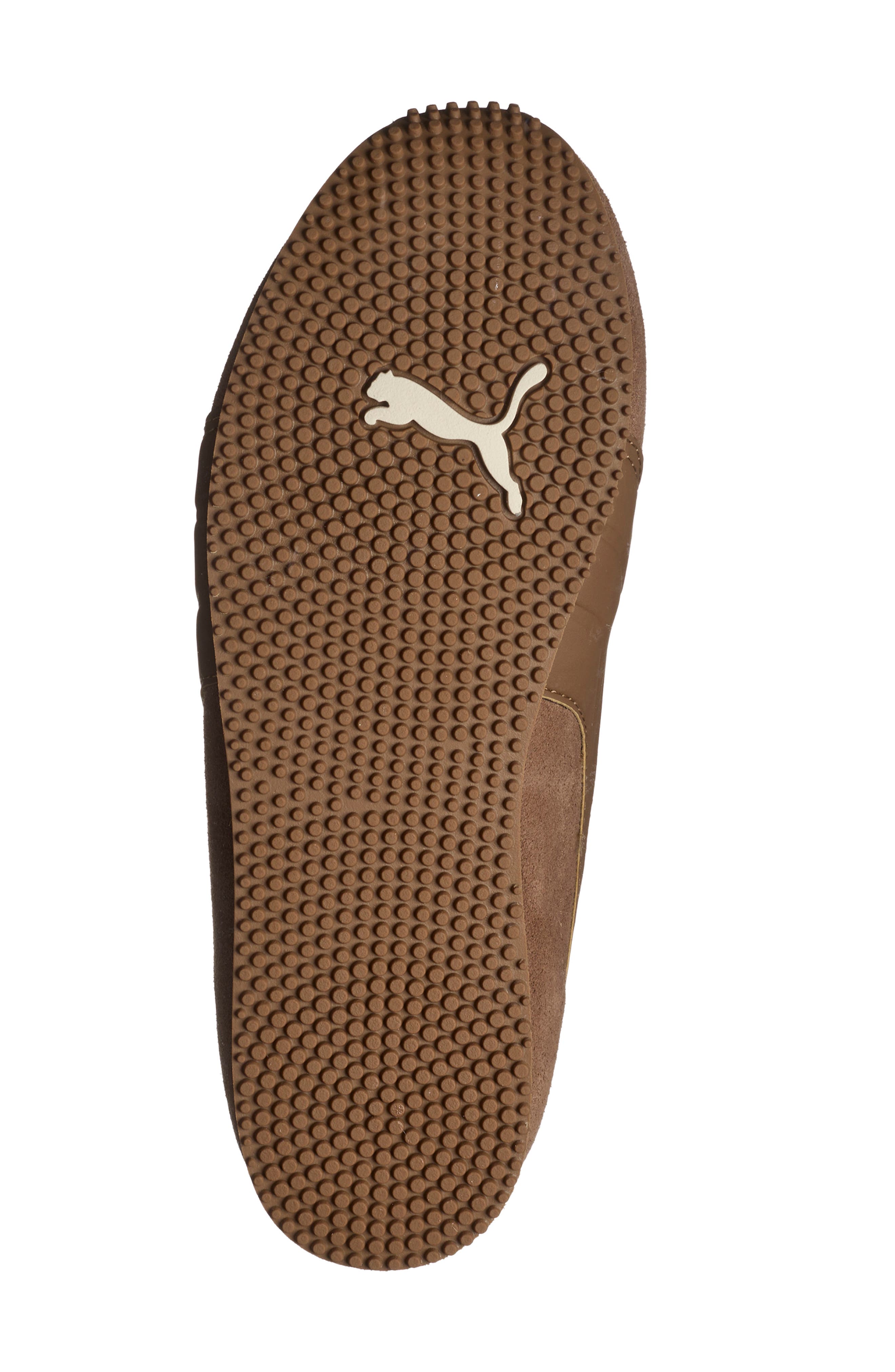 ST Track Leather Sneaker, Alternate, color, HAUTE COFFEE/ SNOW/ GOLD