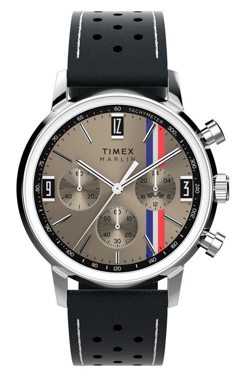 Timex Marlin Chronograph Tachymeter 40mm In Black
