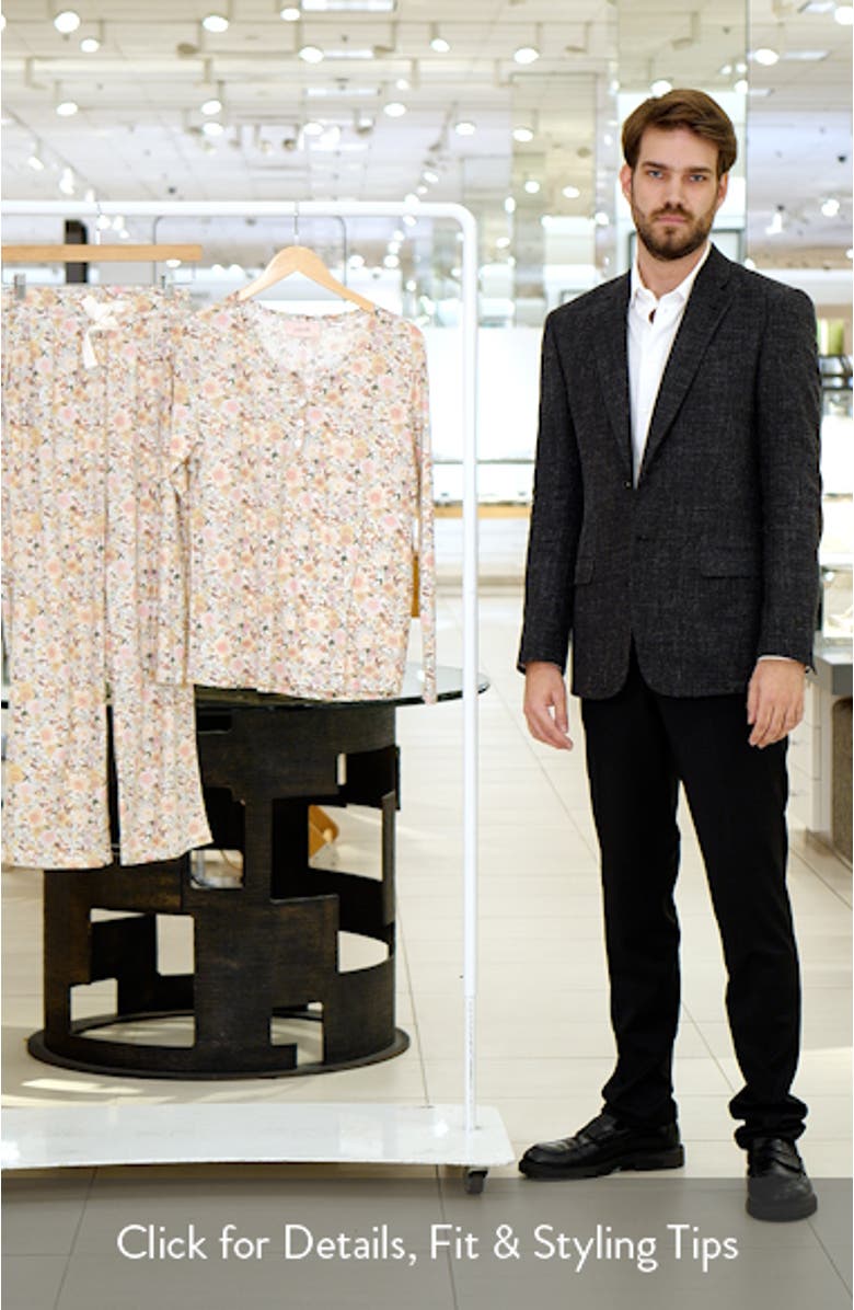 Meribel Floral Organic Cotton Pajamas, sales video thumbnail