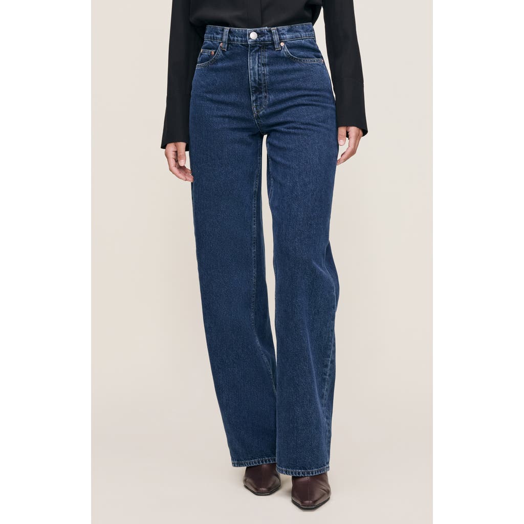 Dl1961 Kaylen High Waist Slim Barrel Jeans In Blue