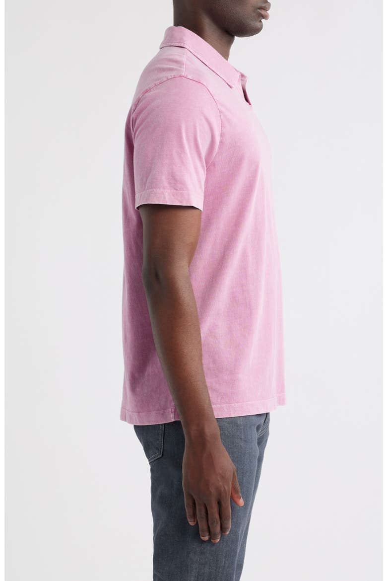 Jared Mineral Wash Cotton Polo, Alternate, color, CHERRY BLOSSOM