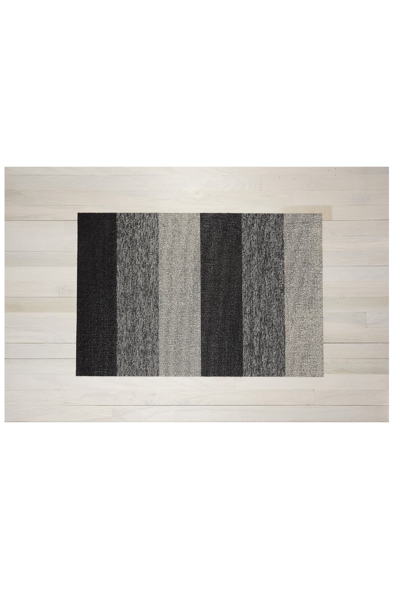 Marble Stripe Indoor/Outdoor Utility Mat, Main, color, SALT AND PEPPER