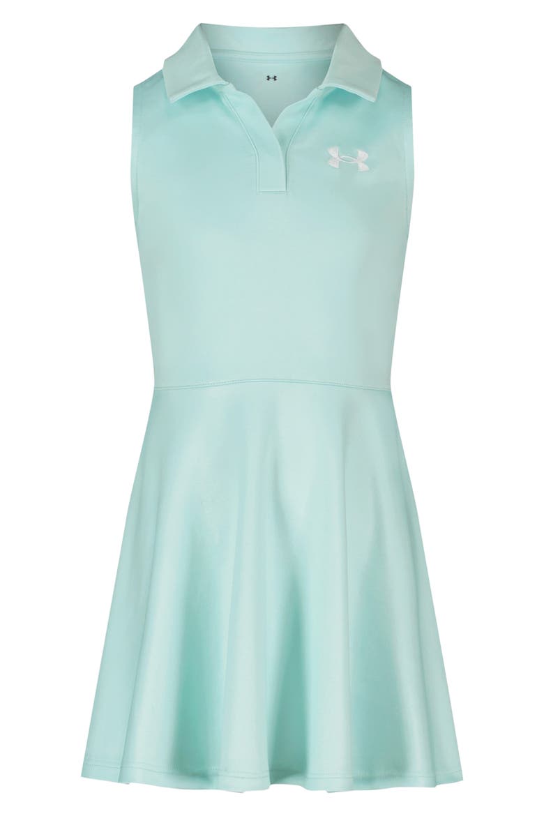 Kids' Sleeveless Polo Dress, Main, color, REFRESH MINT
