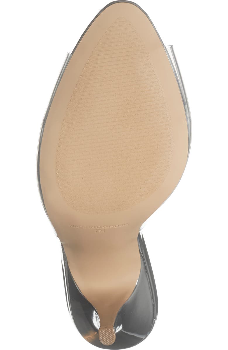 Steve Madden Tula Clear Slide Sandal, Alternate, color, Clear