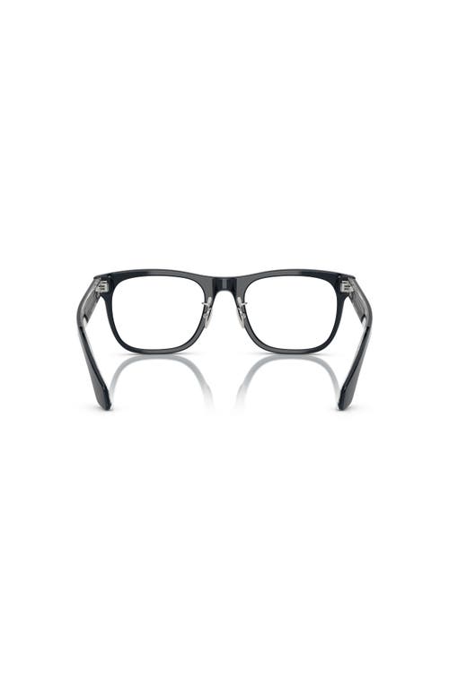 Giorgio Armani 53mm Square Optical Glasses In Black