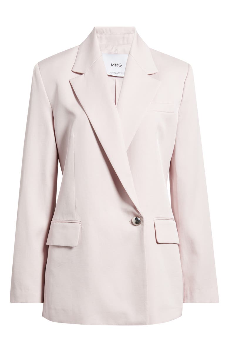 MANGO Americana Marina Blazer, Alternate, color, Light/ Pastel Purple