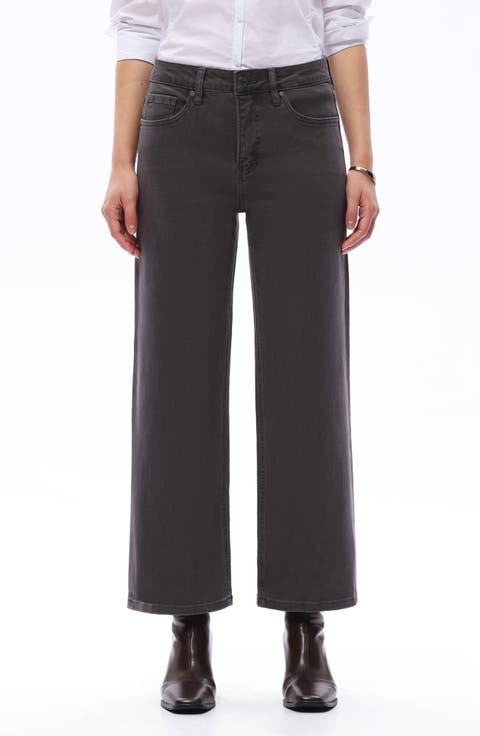 Bella Crop Straight Leg Jeans (Nocciola)