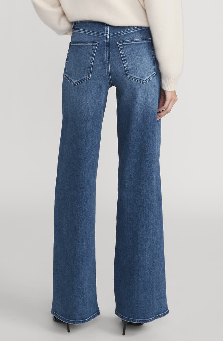 FRAME Le Slim Palazzo High Waist Wide Leg Jeans, Alternate, color, Reign