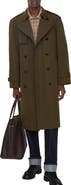 Burberry Long Lightweight Cotton Trench Coat