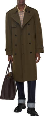 Burberry Long Lightweight Cotton Trench Coat