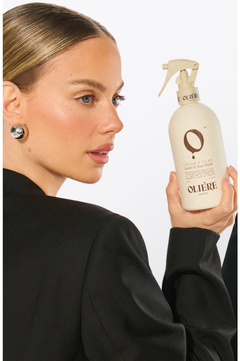 Color Éclat Color-Protect Leave-In Hair Mask, Alternate, color, White