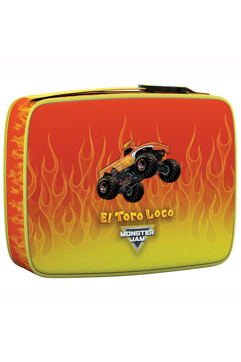 Monster Jam Puzzle & Lunch Box El Toro Loco, 100Piece Jigsaw, 5+, Alternate, color, Multicolored