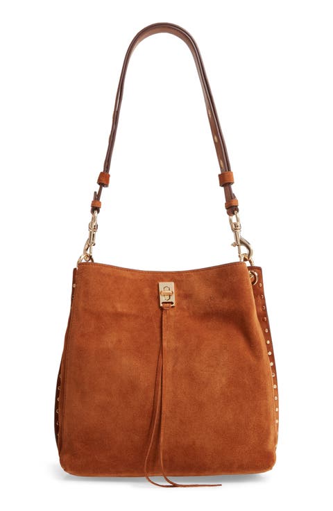 Darren Suede Shoulder Bag