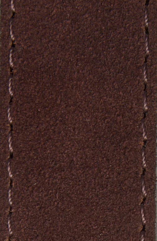 Nordstrom Molten Buckle Leather Belt In Brown