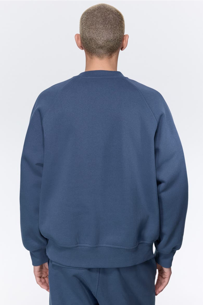 Oversized Fit Sweatshirt, Alternate, color, Blue
