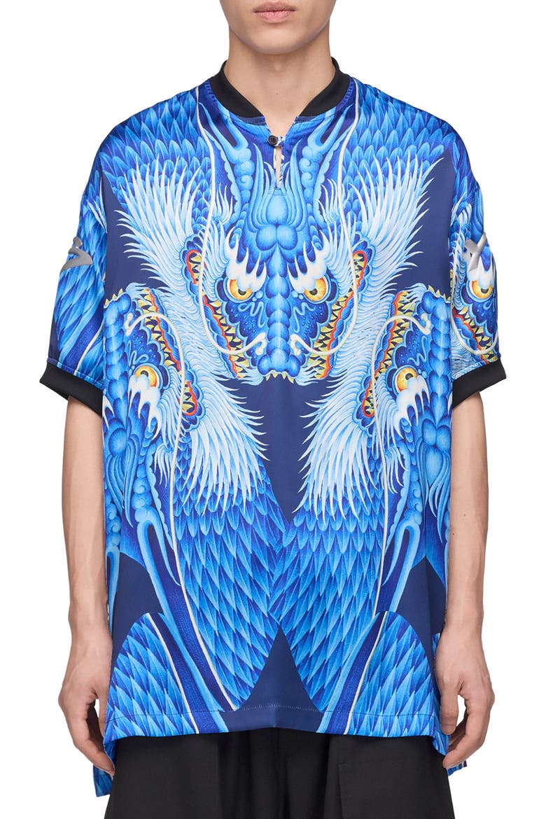 Satin Dragon Graphic Jersey, Main, color, MULTICOLOUR